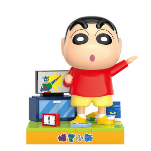 BALODY - 21272-1 Mô Hình Xếp Hình Crayon Shin-chan COS Siêu Nhân Cho Bé - 131 Chi Tiết - (KT 8.5x 8.5x11 cm)