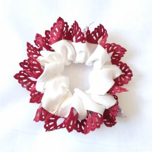 Scrunchie Batik Sembur Model Terbaru Style Korea - Cepol Hijab Ikat Rambut cantik