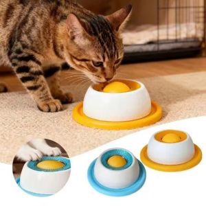 DGFDF Anti-spill Dog Lick Toys Bite Resistant Plastic Yogurt Licking Plate Funny Self-Soothing Pet Slow Feeder for Puppy Training