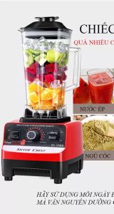 Máy xay sinh tố công nghiệp KAW SILVER CREST SC-1589 công suất 4500W 2 cối xay dung tích lớn tiện dụng