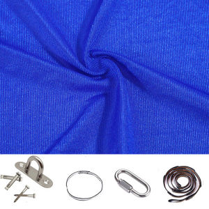 LZD  Direct Sales in Stock Indoor Baby Swing Outdoor Hammock Glider    Elastic Sensory Nylon Yoga Hammock