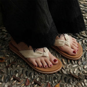 [Free Shipping] Non-Slip Thick-Soled Flip-Flops For Women Suitable For Outdoor Wear In Summer With Arch Support Fashionable Beach Sandals Trendy