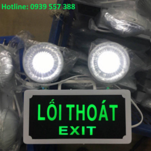 ĐÈN SỰ CỐ THOÁT HIỂM KẾT HỢP ĐÈN EXIT 2 TRONG 1 ĐÈN CHIẾU SÁNG KHI MẤT ĐIỆN ĐÈN CHỈ DẪN EXIT ĐÈN MẮT ẾCH MẮT CUA