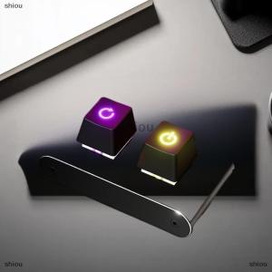 [COD] shiou ปุ่มสวิตช์เปลือกอลูมิเนียมสำหรับคอมพิวเตอร์เดสก์ท็อปแหล่งจ่ายไฟภายนอกปุ่มเพาเวอร์ซัพพลาย