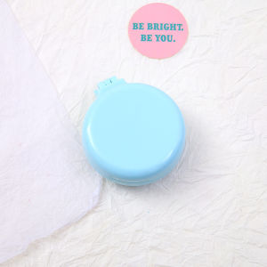 Korea ins macaron solid color soft cute mirror mini portable portable folding comb/massage comb/韩国ins马卡龙纯色柔软可爱镜子迷你便携式折叠梳子气垫按摩梳