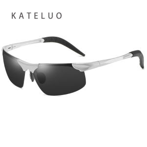 KATELUO แว่นตากันแดดโพลาไรซ์แฟชั่นผู้ชายปกป้อง UV400เลนส์กระจกแว่นตาขี่จักรยานขับรถ Z8177