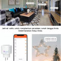 Smart Power Plug WiFi Colokan Steker Pintar untuk Perangkat Elektronik di Rumah Remote Control dari Smartphone EU Plug Voice Control Tuya Smart Life TV Mesin Cuci AC Air Conditioner Pompa Air Microwave Rice Coooker Kulkas Refrigator. 