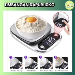 Timbangan Dapur Digital 10kg Digital Kitchen Scale Akurat Premium High Quality Termasuk Baterai