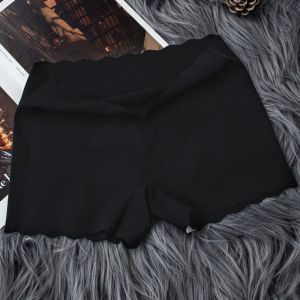 Ultimate Comfort Womens Ice Silk Seamless Panties with Breathable Cotton Elastic Boxer Safety Antibacterial Properties