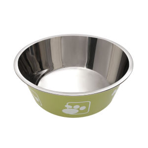 MAODEBEAR Stainless Steel Pet Bowl Anti-slip Durable cat Dog Food Feeding Bowl Food & Water Mangkuk Kucing 宠物不锈钢碗