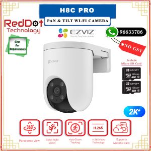 EZVIZ H8c Pro 2K+ Pan & Tilt Wi-Fi Camera