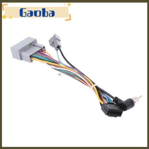 gaoba Android Car Power Navigation Cable 16PIN Modified Line Adapter For Honda Fit CITY CRV HRV JAZZ Harness Line Accessories