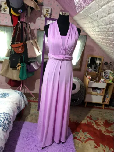 Lilac cheap infinity dress