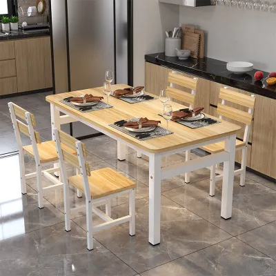 HomePro Dining Table Set With 4 Chair For Living Room Dining Table And Chairs For Dinning Room Restaurant