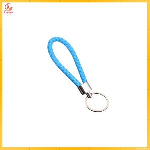 Gantungan Kunci Tali Kepang Anyam Motor Mobil / Keychain Ganci Kulit Braided Mini Serbaguna CF C1198