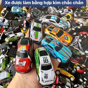 Thùng 30 Xe Ô Tô Đồ Chơi Hợp Kim Chạy Đà Kèm Hộp Đựng Đồ Chơi Ô Tô Nhiều Màu Sắc Cho Bé