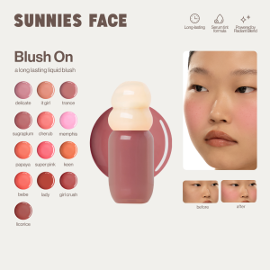 Sunnies Face Blush On [Long-lasting Cheek Pigment]