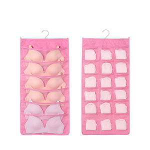 Mainland Storage Underwear 2in1 Penyimpanan Kaos kaki Pakaian Dalam Tas Gantung Storage Bag Pouch Gantung Hanger Organizer HDK308