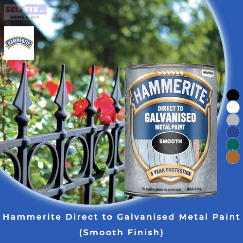 Hammerite Direct To Galvanised Metal Paint DISCONTINUED Hammerite