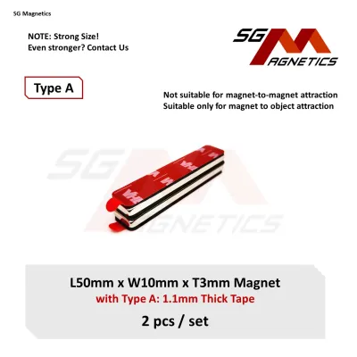 SG Magnets w Adhesive Tape Neodymium Tape Strong Adhesives Magnet Tapes 5952 4930 300LSE Sticky Tape Double Sided