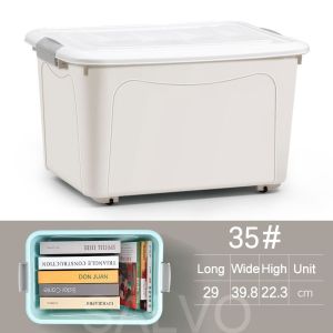 SALVO Empty Transparent Storage Box Photos Small Card Classification Desktop Stackable Plastic Storage Box