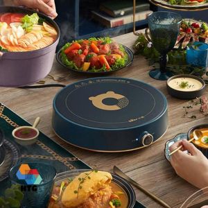 Bếp từ tròn Bearbếp điện từ trònbếp điện từ cảm ứng trònbếp từ minibếp từ công suất 2100Wthiết kế 9 mức điều chỉnhtiết kiệm điện năngchống cháy nổChịu Nhiệt Độ CaoNgắt Tự Động khoá trẻ em an toàntiện lợi