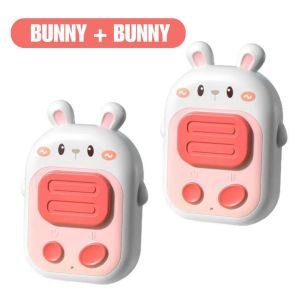 BYJ Cute Animal Walkie Talkie Bear & Bunny Walkie Talkie Set for Kids