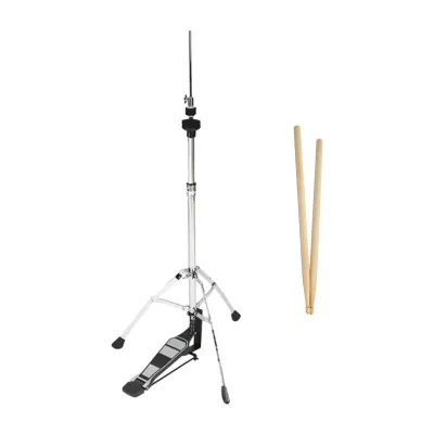 【HOT SALE】 Hi Hat Stand Drum Cymbal Pedal with Smooth Pedal Non Slip Rubber Feet Drum Stand Cymbal Stand for Drummer Musical Instrument