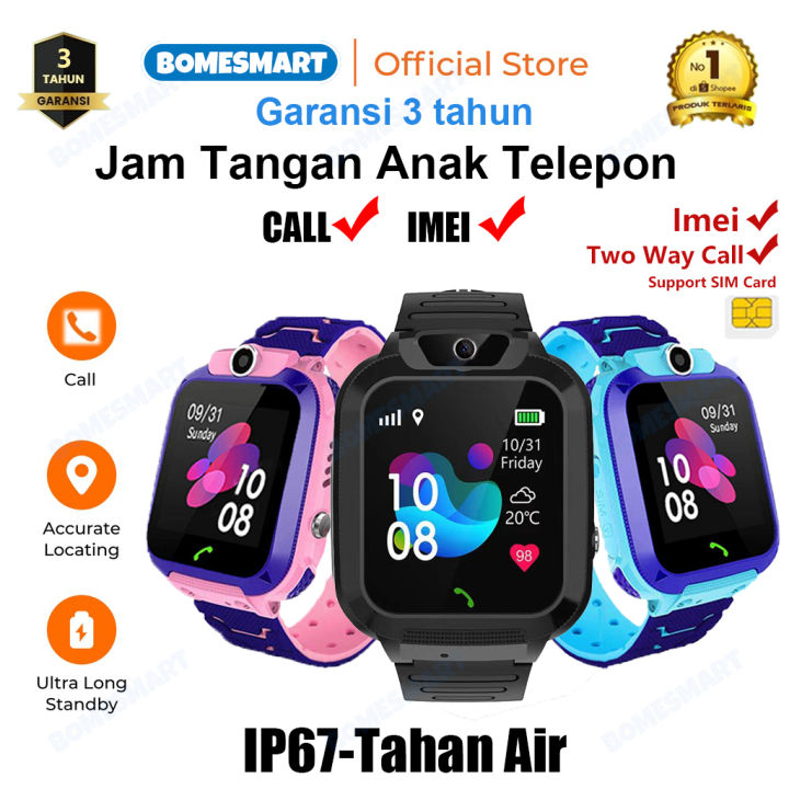Anti Air Jam tangan anak untuk telepon anak Gps Digital Smartwatch