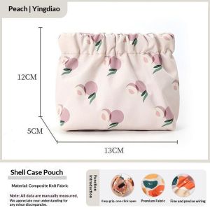 Movi Katie Túi đựng đồ cá nhân nhỏ gọn in họa tiết khóa đàn hồi tiện lợi – Tổ chức mỹ phẩm chìa khóa và vật dụng cá nhân dễ dàng thời trang