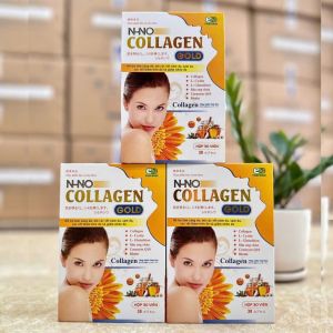 NNO COLLAGEN gold Viên uống sáng da hỗ trợ làm mờ nám sạm tàn nhang hộp 30 viên