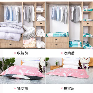 8PCS 50x70CM Reusable Vacuum Seal Bag Vacuum Storage Bags Compression Bag for Home and Travel with Electric Pump [FREE Electric Pump]