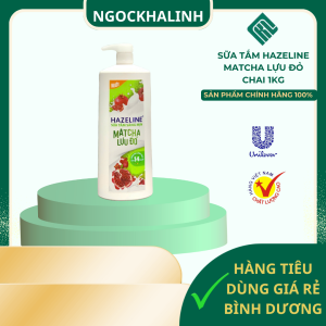 Sữa tắm Hazeline Matcha - lựu đỏ chai 1kg