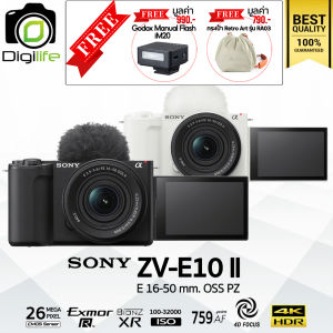 Sony Camera ZV-E10 II Kit PZ 16-50 mm.OSS II กล้อง VLOG Youtube Live Stream - รับประกัน Digilife Thailand 1 ปี