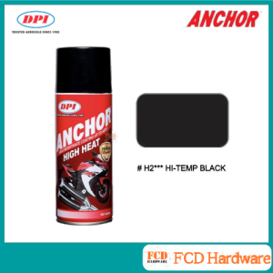 ANCHOR High Heat Spray Paint 600°C Heat Resistant High Temperature 400ML