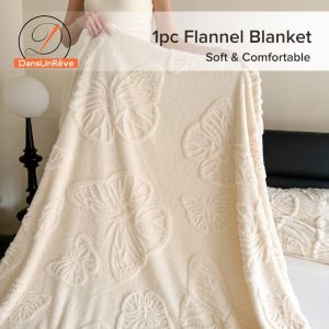 Dansunreve Flannel Blanket Checkerboard Plain Soft Cozy Throw Blanket