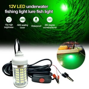 SERAPHYXO 108 Leds Fishing Trap Light Underwater 12V LED Fishing Light High-power IP68 Fish Finder Lamp Attracts Prawns