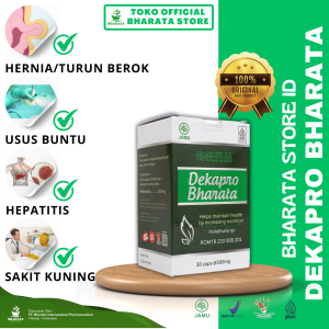 DEKAPRO BHARATA OBAT HERBAL TURUN BEROK HERNIA USUS BUNTU BPOM AMPUH