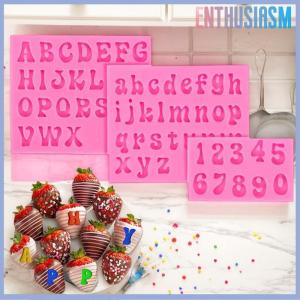 【Enthusiasm】🌟🌟【Hot Sale】🎈 แม่พิมพ์เค้กฟองดองทำจากซิลิโคนตัวเลขเป็นตัวอักษร3D อุปกรณ์ตกแต่งเค้กแบบ DIY แม่พิมพ์พิมพ์อบคุกกี้เยลลี่