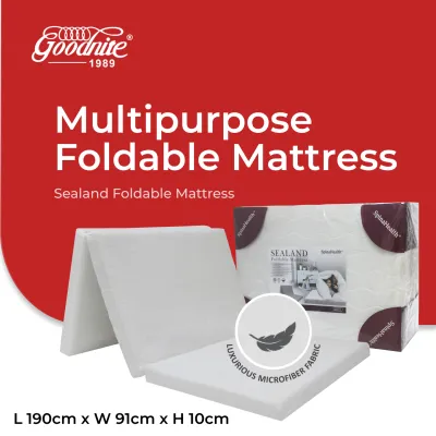 (Klang Valley Delivery only ) Pls pm for other location Goodnite LATEX FOAM HIGH DENSITY Foldable Mattress (4 Inch)