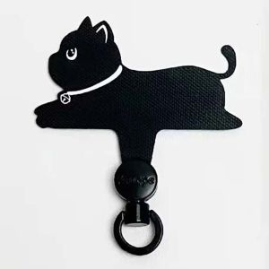FGJEB 360 Rotatable Phone Tether Tab Cartoon Panda Safety Connecter Mobile Phone Gasket Universal Detachable Cellphone Lanyard Patch Hanging Rope
