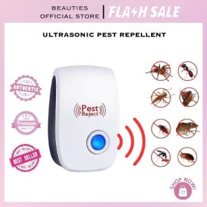 BEST SELLER !! Electronic Pest Repeller Control Ultrasonic Repeller Home Bug Rat Spider Roaches