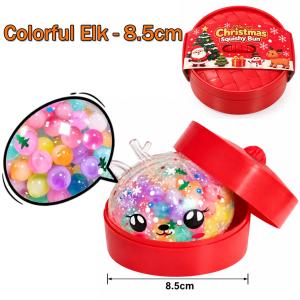 Glitter Dumpling Squishy Toys For Kids Giant Squishy Toys For Girls Squeeze Toys For Kids Slow Rising Squishy Toy Christmas Elk Glitter Squishy Gift Box Soft Cute Sensory Stress Relief Toy Christmas Gift