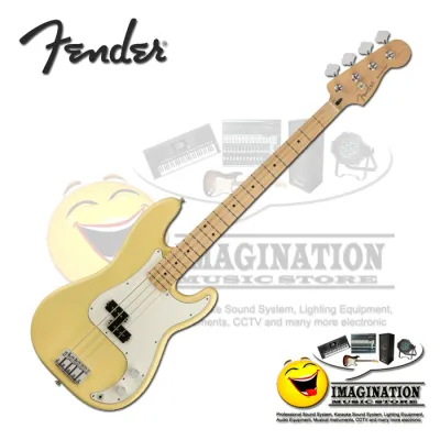 PROMO- FENDER PLAYER SERIES PRECISION BASS - BUTTERCREAM W/ MAPLE FINGERBOARD - GERBANG SHOP