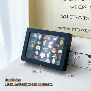 SG Gadget® Large Shadow Box Display Frame with Separate Triangular Stand for Jewelry Pin Medal Badge Collection