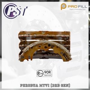 PST Brake Shoe 04495-B2220 (K0805) Rear - Perodua Myvi (3rd Gen) 2017-Present