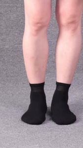 Yomandamor Mens 5 Pairs Low Cut Diabetic Socks with Cushion Sole and Seamless Toe