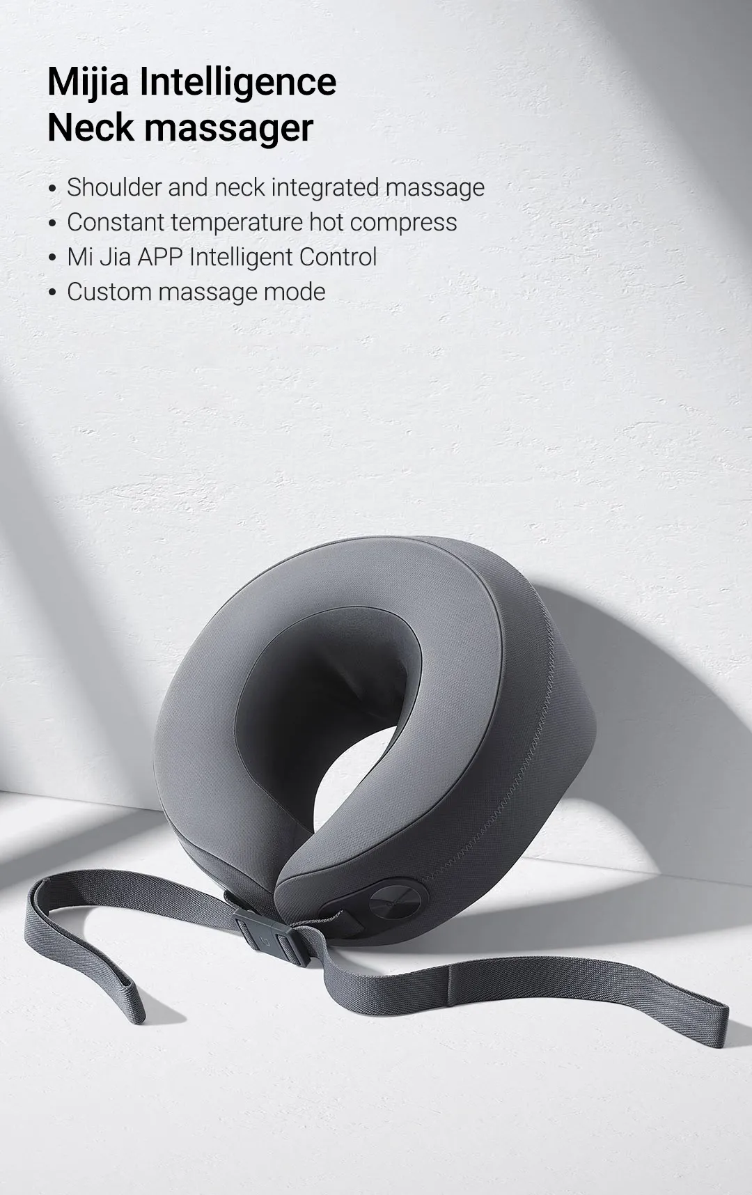 Gadgetoo Xiaomi Mijia Smart Neck Massager Mjnkam01Sks Constant Temperature Hot Compress Works With Mijia