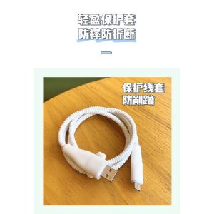 Charger protector For VIVO v27e 33W 66W  TPU Clear cover cable protector Type C Android charger case for y11 80W 120W [cchoice]