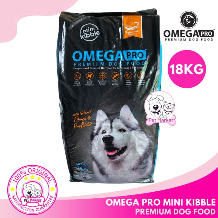 OMEGA PRO PREMIUM DOG FOOD MINI KIBBLE 18KG | Lazada PH